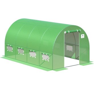 tunel ogrodowy, foliak na uprawy, 2,5x4x2 - 10m2 , zielony