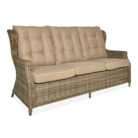 Technorattanová pohovka TRIVENTO 3 Brown