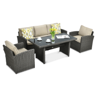 Technorattanová sada BORNEO Brown