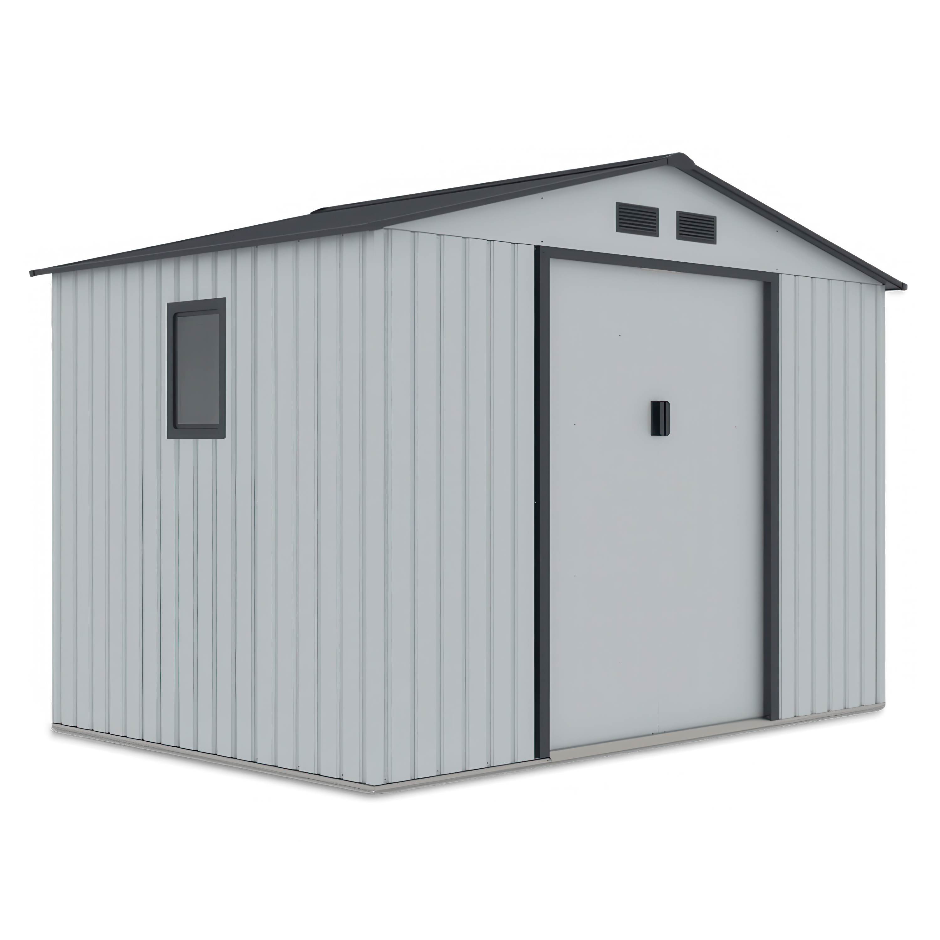 Domek na nářadí HUDSON 277x191cm světle šedý - Hardmaister