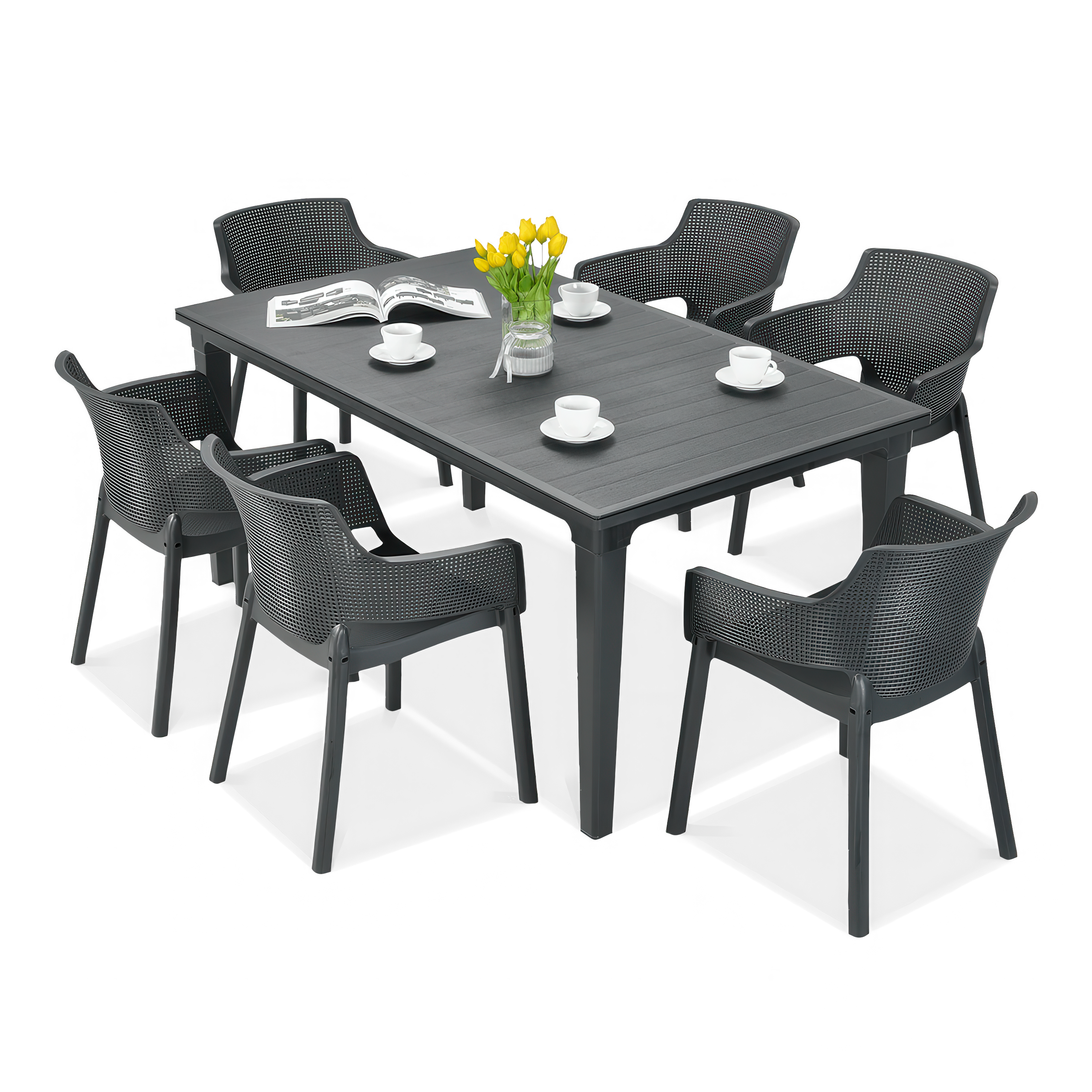 Zahradní set ELISA/FUTURA Graphite 6+1