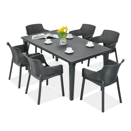 Zahradní set ELISA/FUTURA Graphite 6+1