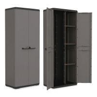 Zahradní skříňka 166x68 Keter/Kis PIU UTILITY CABINET Grey