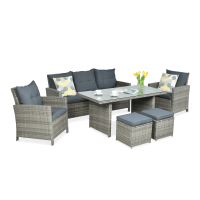 Technorattanová souprava IBIZA Grey