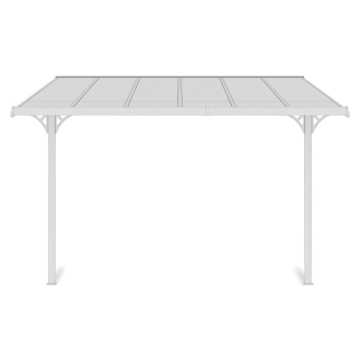 Terasový přístřešek ATLANTA 3,7x3m Bílá