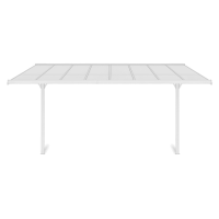 Terasová stříška ATLANTA 4,4x3m Bílá