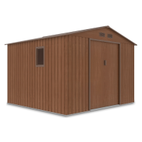 Domeček na nářadí HUDSON 277x255cm Ořech - Hardmaister