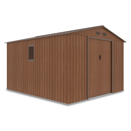 Domeček na nářadí HUDSON 277x319cm Ořech - Hardmaister