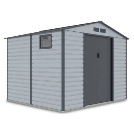 Kůlna na nářadí MONTREAL 277x259cm světle šedá - Hardmaister