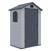 Kůlna na nářadí VERMONT 134x104cm světle šedá - Hardmaister