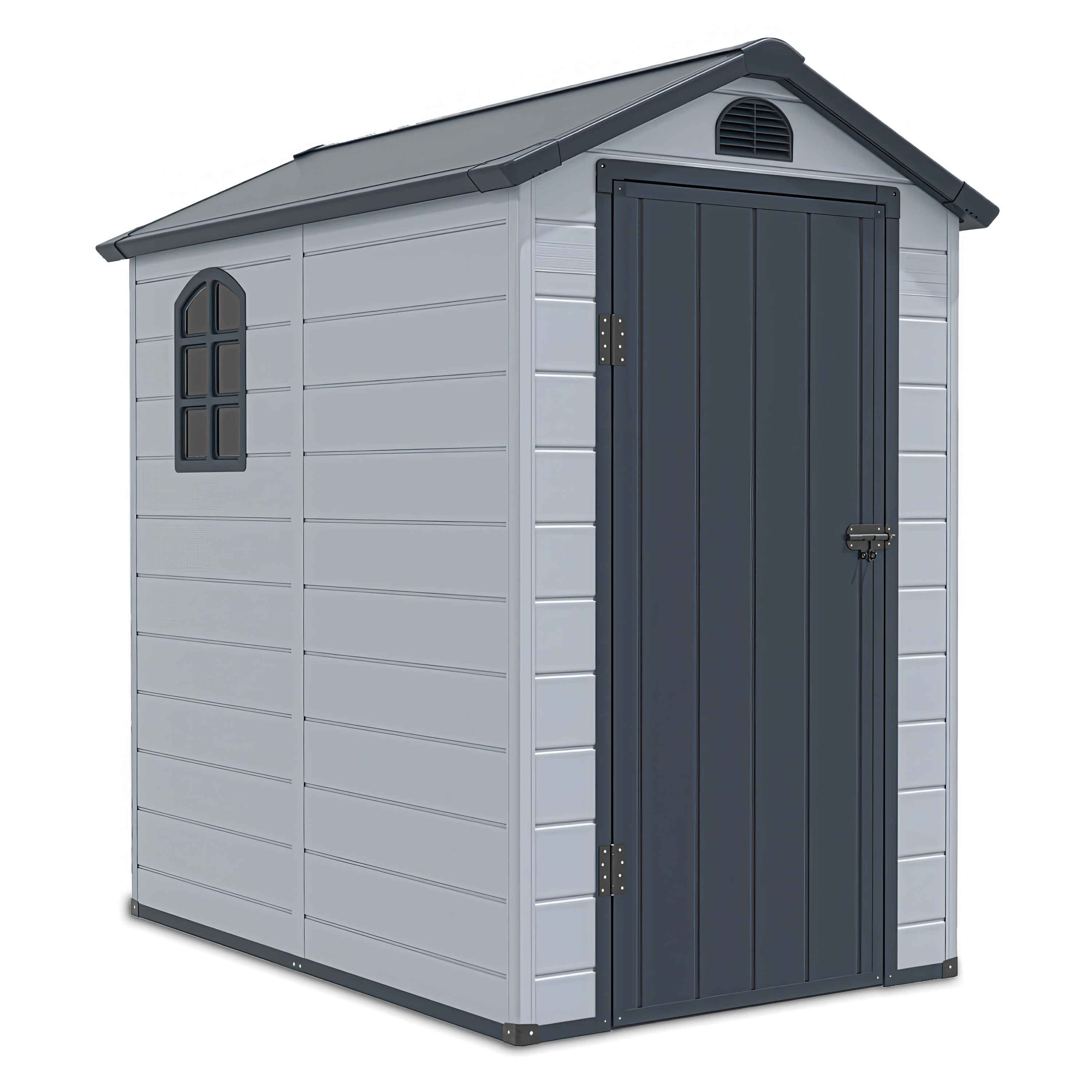 Kůlna na nářadí VERMONT 134x192cm světle šedá - Hardmaister