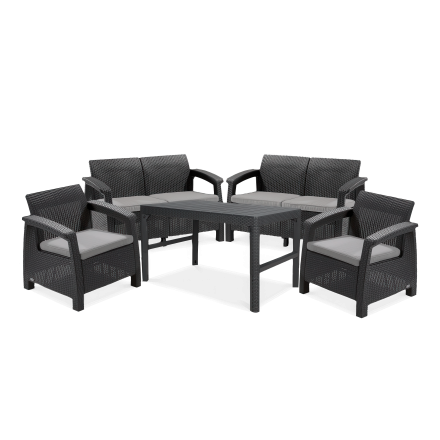 Zahradní nábytek CORFU FIESTA/LYON Graphite