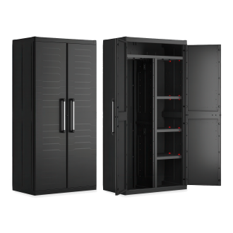 Szafa wielofunkcyjna Keter/Kis DETROIT XL UTILITY CABINET w czarnym kolorze