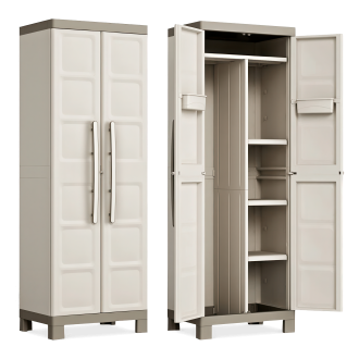 Szafa gospodarcza Keter/Kis EXCELLENCE UTILITY CABINET w odcieniach beżu