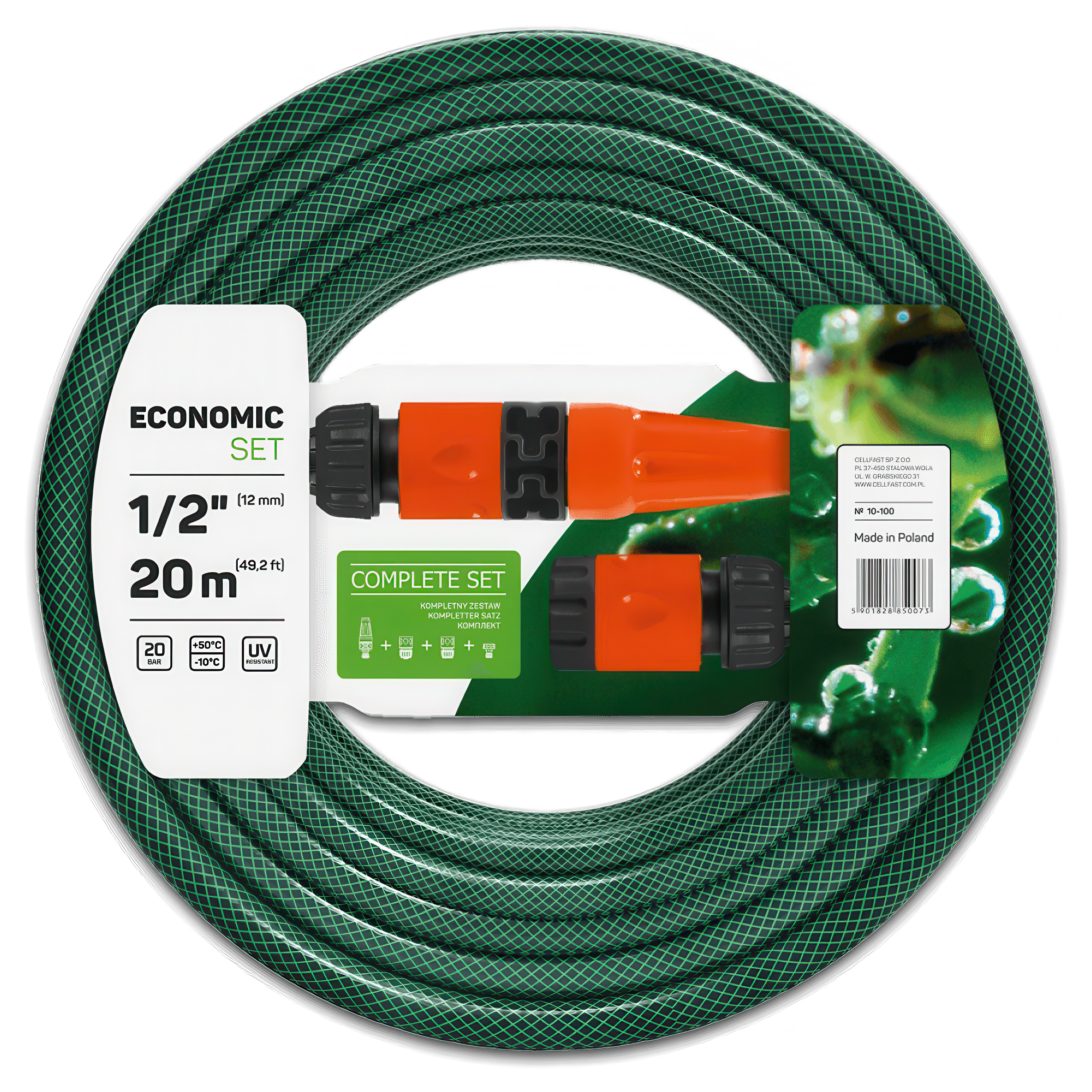 Sada ECONOMIC Hadice 1/2" 20m Cellfast