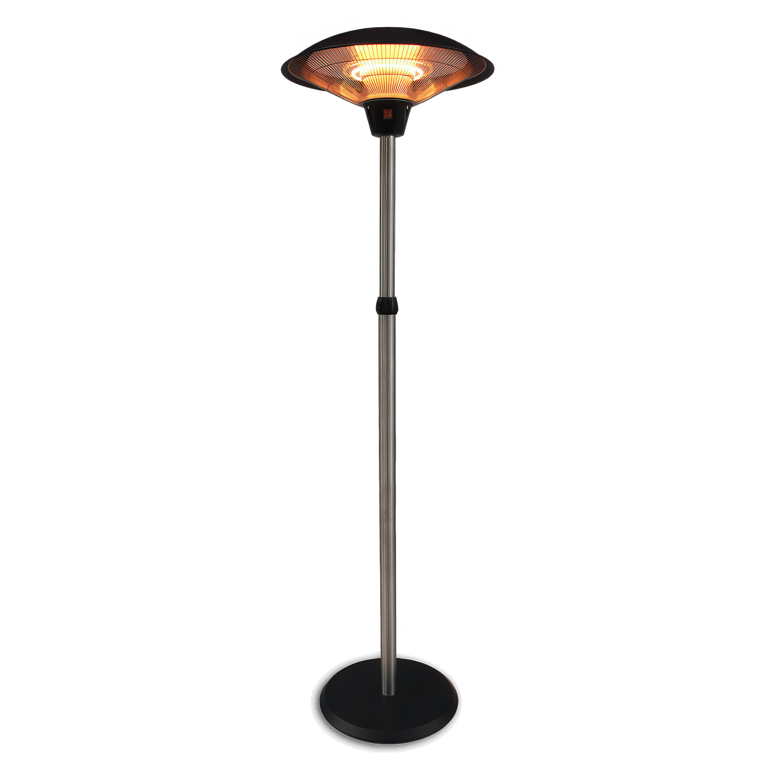Vyhřívací deštník stojící lampa DORADO Black