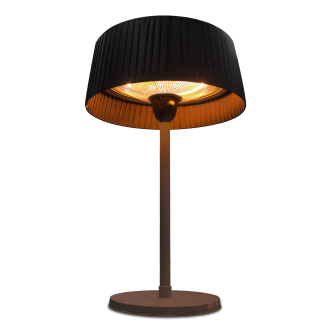 ATRI Černá stojací topná lampa