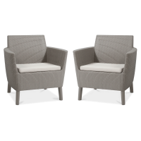 Balkonová zahradní souprava SALEMO DUO Cappuccino