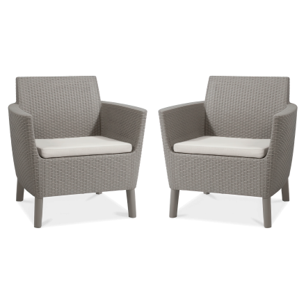 Balkonová zahradní souprava SALEMO DUO Cappuccino