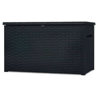 Schowek ogrodowy Keter JAVA BOX 850L w kolorze grafitowym