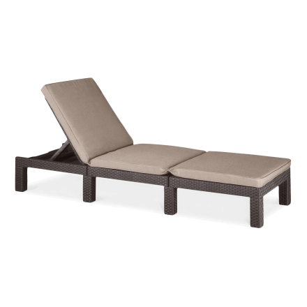 Zahradní lehátko DAYTONA DELUXE Brown