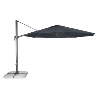 Zahradní slunečník Doppler Ravenna 400 cm antracit