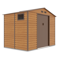 Domeček na nářadí MONTREAL 277x195cm Dub hnědý - Hardmaister