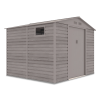 Domeček na nářadí MONTREAL 277x259cm Světlé dřevo - Hardmaister