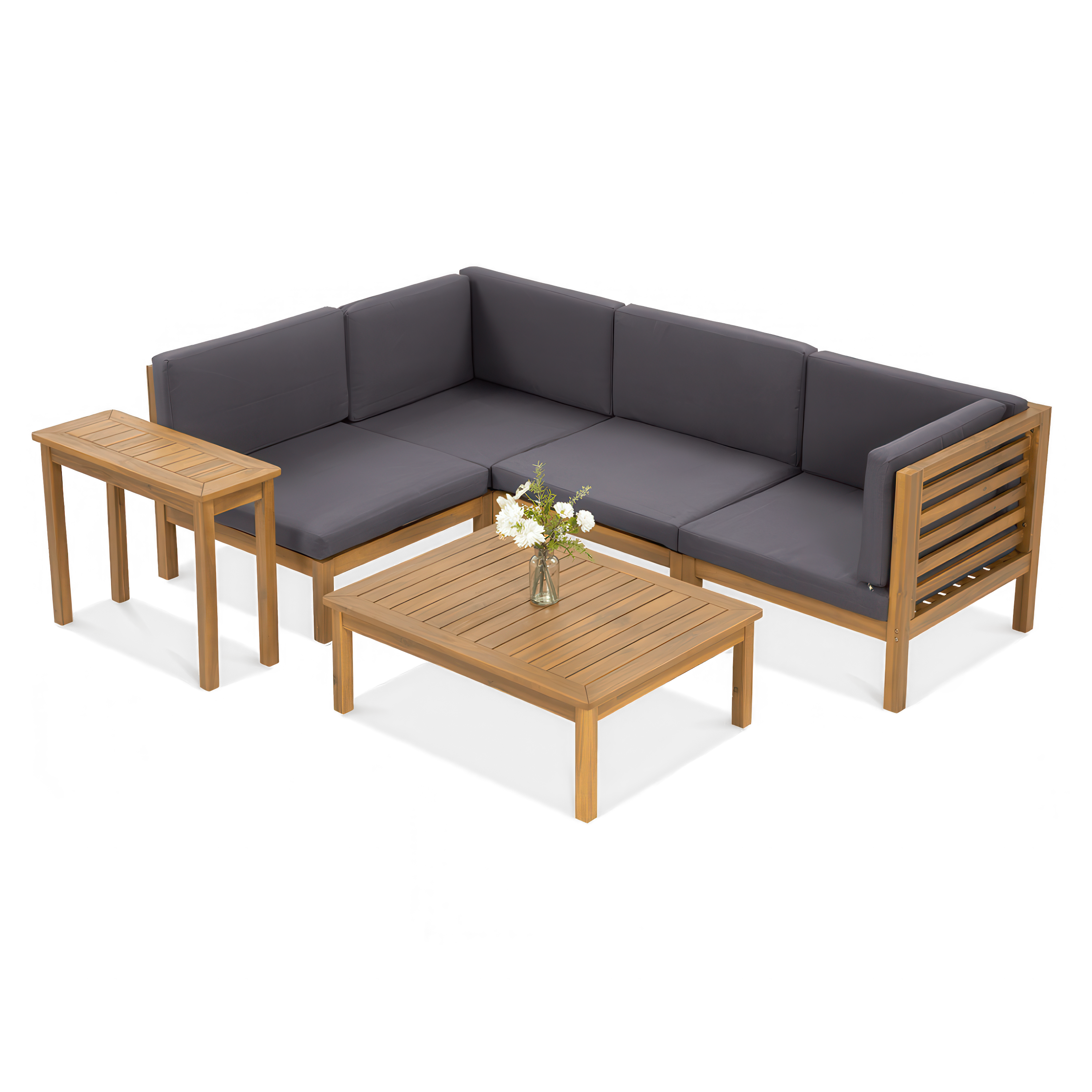 Dřevěná rozkládací pohovka GOTEBORK