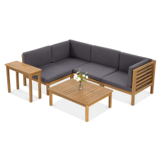 Dřevěná rozkládací pohovka GOTEBORK