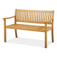 Dřevěná zahradní lavice ALNES Teak Look