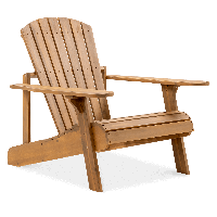 Dřevěná zahradní židle NARWIK Teak Look