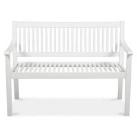 Zahradní dřevěná lavice ALNES White
