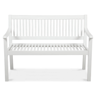 Zahradní dřevěná lavice ALNES White