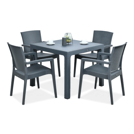 Novussi restaurační set ZENIT 4+1 antracitový