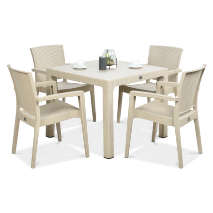 Restaurační set Novussi ZENIT 4+1 Cappuccino