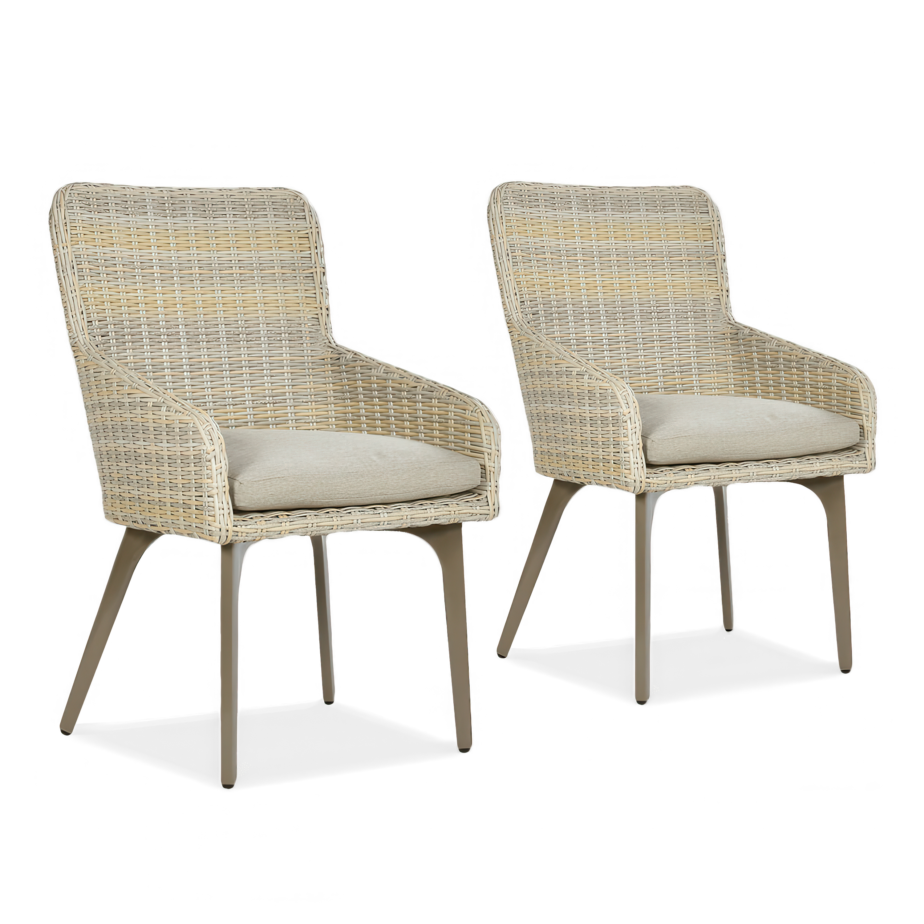 Technorattan křeslo 2x MILANO Beige