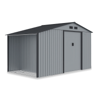 Domek na nářadí MADISON 342x255cm světle šedý - Hardmaister