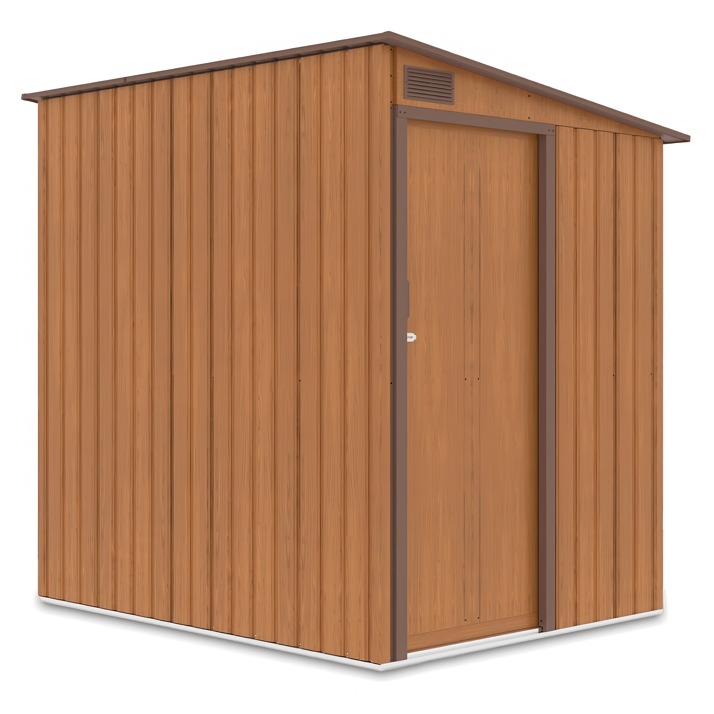 Domek ogrodowy JASPER 150x194cm Oak z jednospadowym dachem na prawo