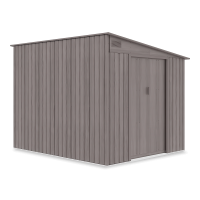 Kůlna na nářadí JASPER 214x257cm Světlé dřevo - Hardmaister