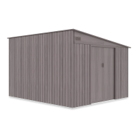 Kůlna na nářadí JASPER 279x321cm Světlé dřevo - Hardmaister