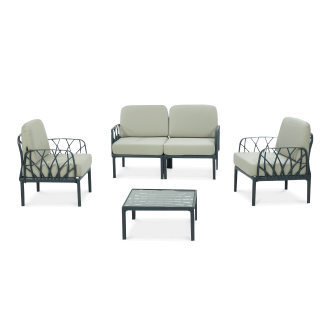 Novussi modulární zahradní set GARDA 2 antracitový