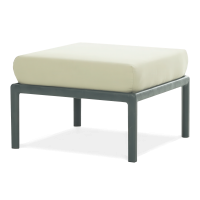 GARDA Antracitová souprava pouffe