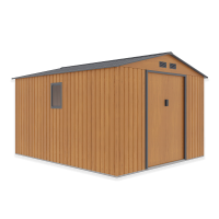 Domek na nářadí HUDSON 277x319cm Oak Grey - Hardmaister