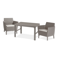 Balkónový nábytek SALEMO DUO/LYON Cappuccino