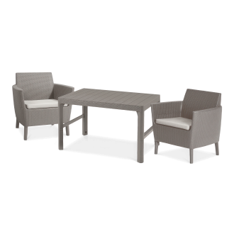 Balkónový nábytek SALEMO DUO/LYON Cappuccino