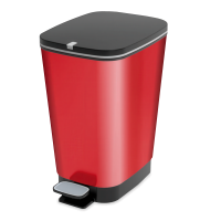 Pedálový odpadkový koš 25 l červený - KETER