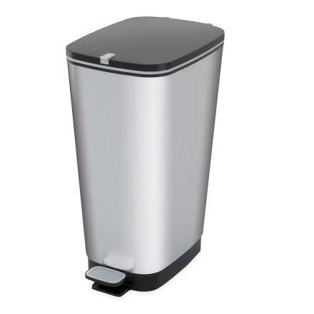 Odpadkový koš s pedálem 45 l Ocel - KETER