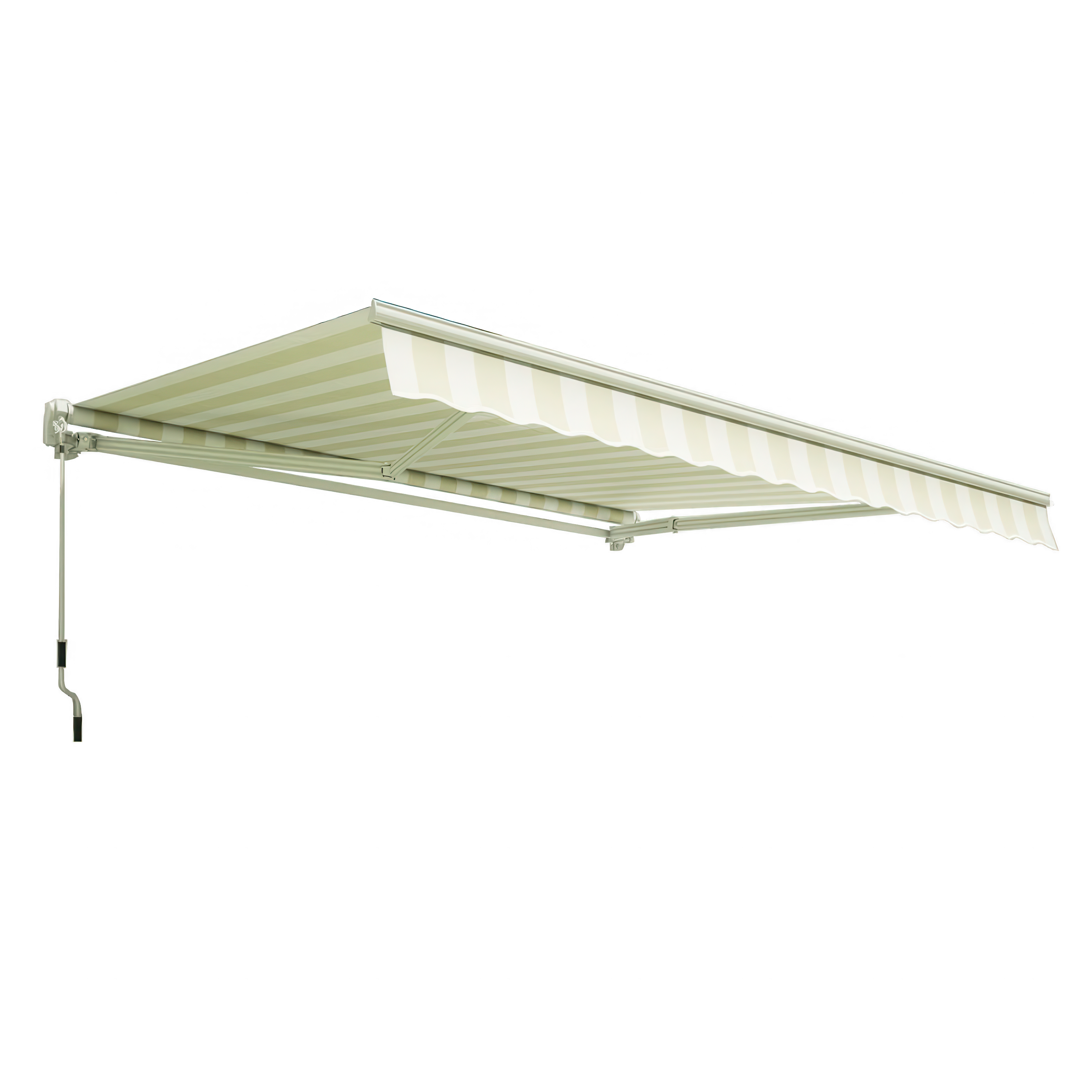 Balkonová markýza CLASSIC 300x250 White/Taupe - Gutroof