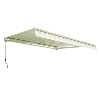 Balkonová markýza CLASSIC 300x250 White/Taupe - Gutroof